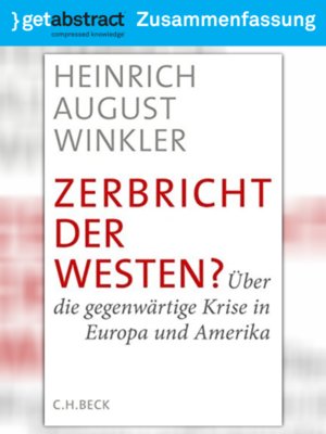 cover image of Zerbricht der Westen? (Zusammenfassung)